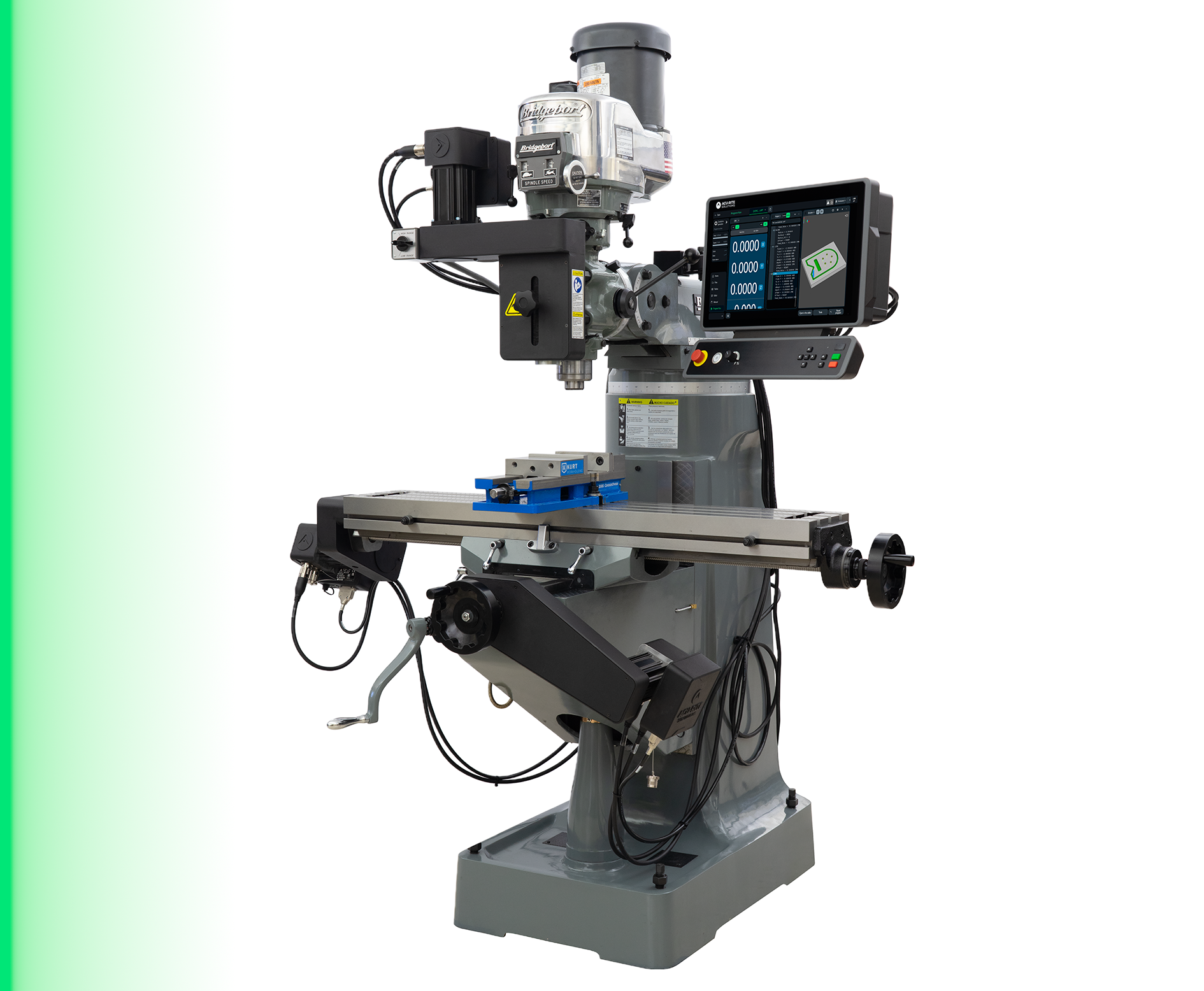 MILLPWR CT in action with a native CNC Machine.